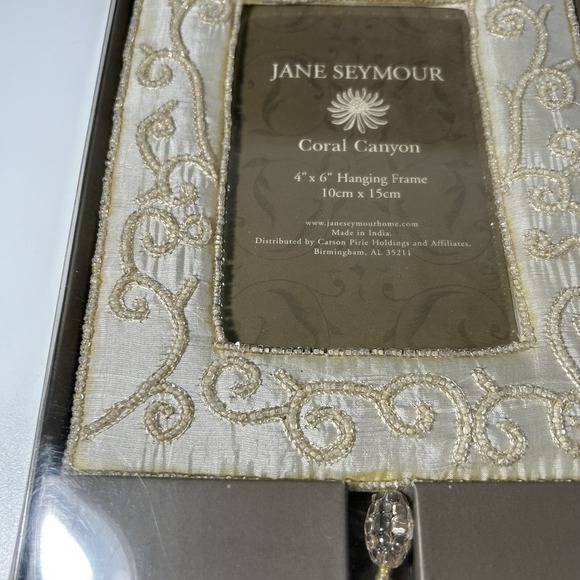 Jane Seymour Coral Canyon 4x6" Hanging Photo Frame Made In India - Picture 4 of 9